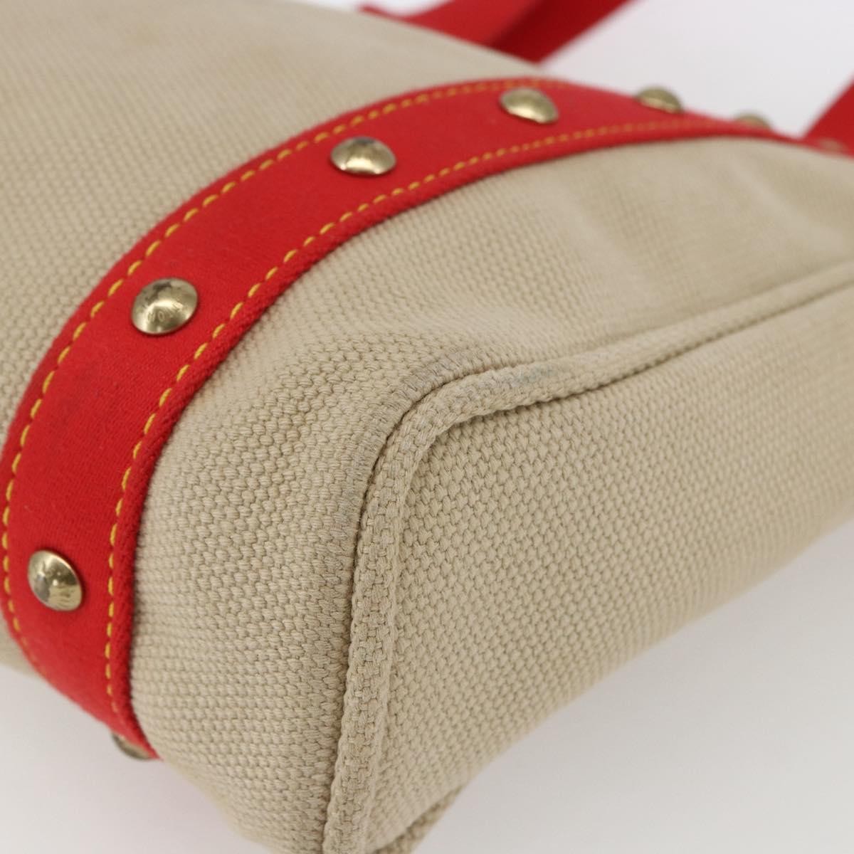 Louis Vuitton Antigua Tote Canvas Beige Canvas Tote Bag Bag (Pre-Owned)