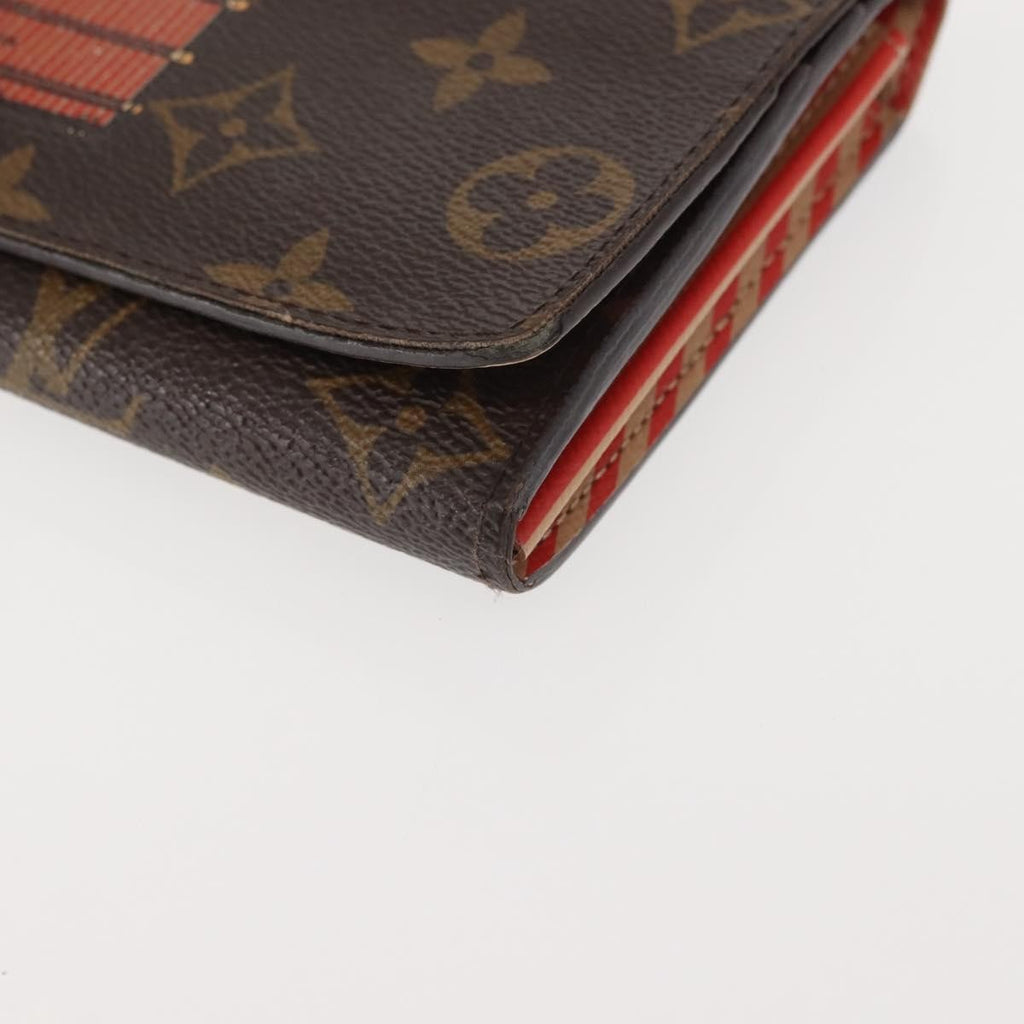 Louis Vuitton Vintage Sarah Wallet Monogram Canvas Brown Canvas Wallets Accessory (Pre-Owned)