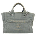 Chanel Deauville Nm Tote Denim Blue Denim_Jeans Tote Bag Bag (Pre-Owned)