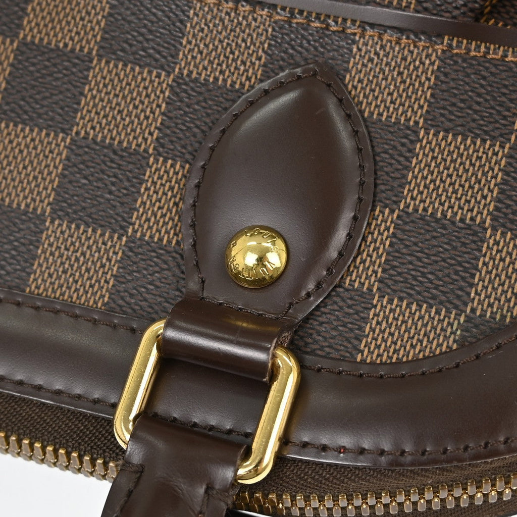 Louis Vuitton Trevi Handbag Damier Brown Canvas Handbag (Pre-Owned)