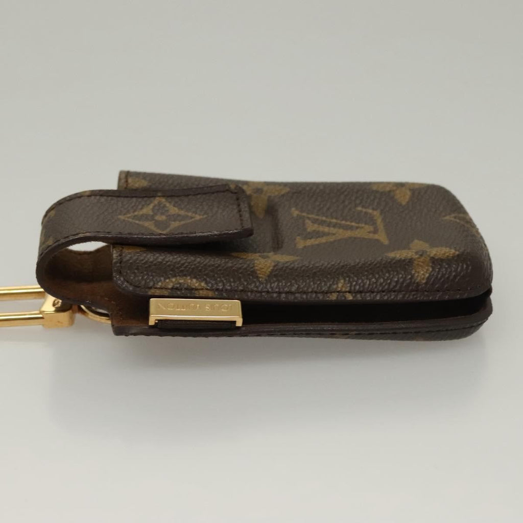 Louis Vuitton Etui Phone Case Monogram Canvas Brown Canvas Bag (Pre-Owned)