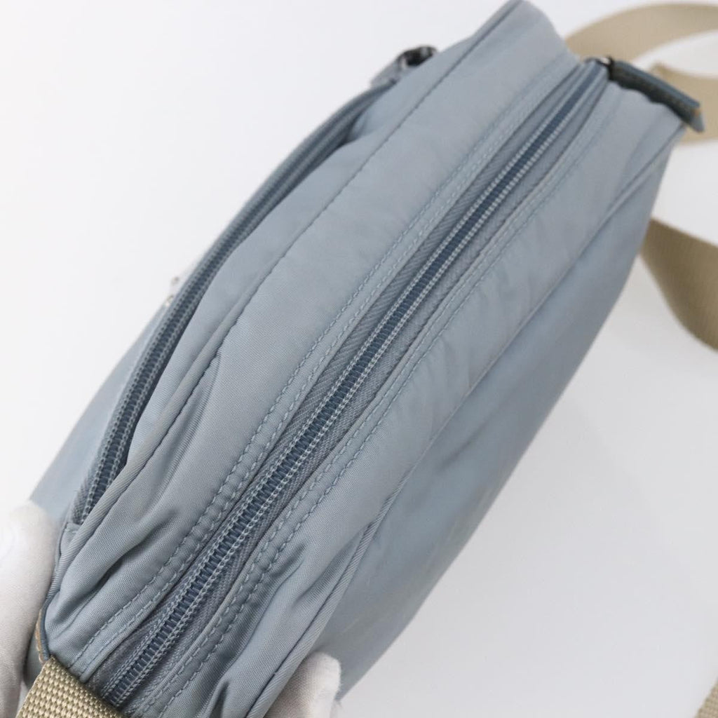 Prada Front Pocket Camera Bag Tessuto Blue Nylon Shoulder Bag Bag (Pre-Owned)
