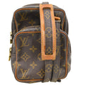 Louis Vuitton Amazone Bag Monogram Canvas Brown Canvas Shoulder Bag Bag (Pre-Owned)