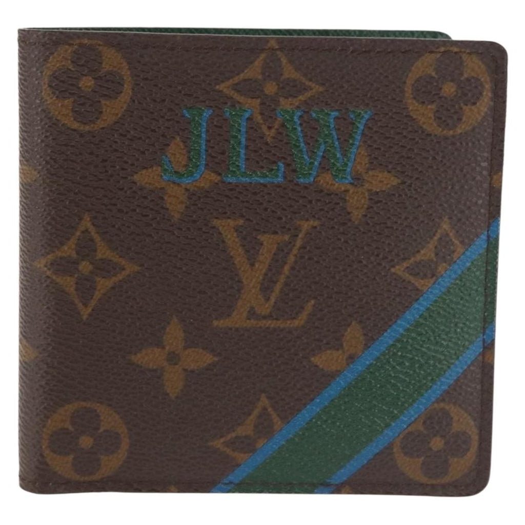 Louis Vuitton Marco Wallet Monogram Canvas Brown Canvas Wallets Accessory (Pre-Owned)