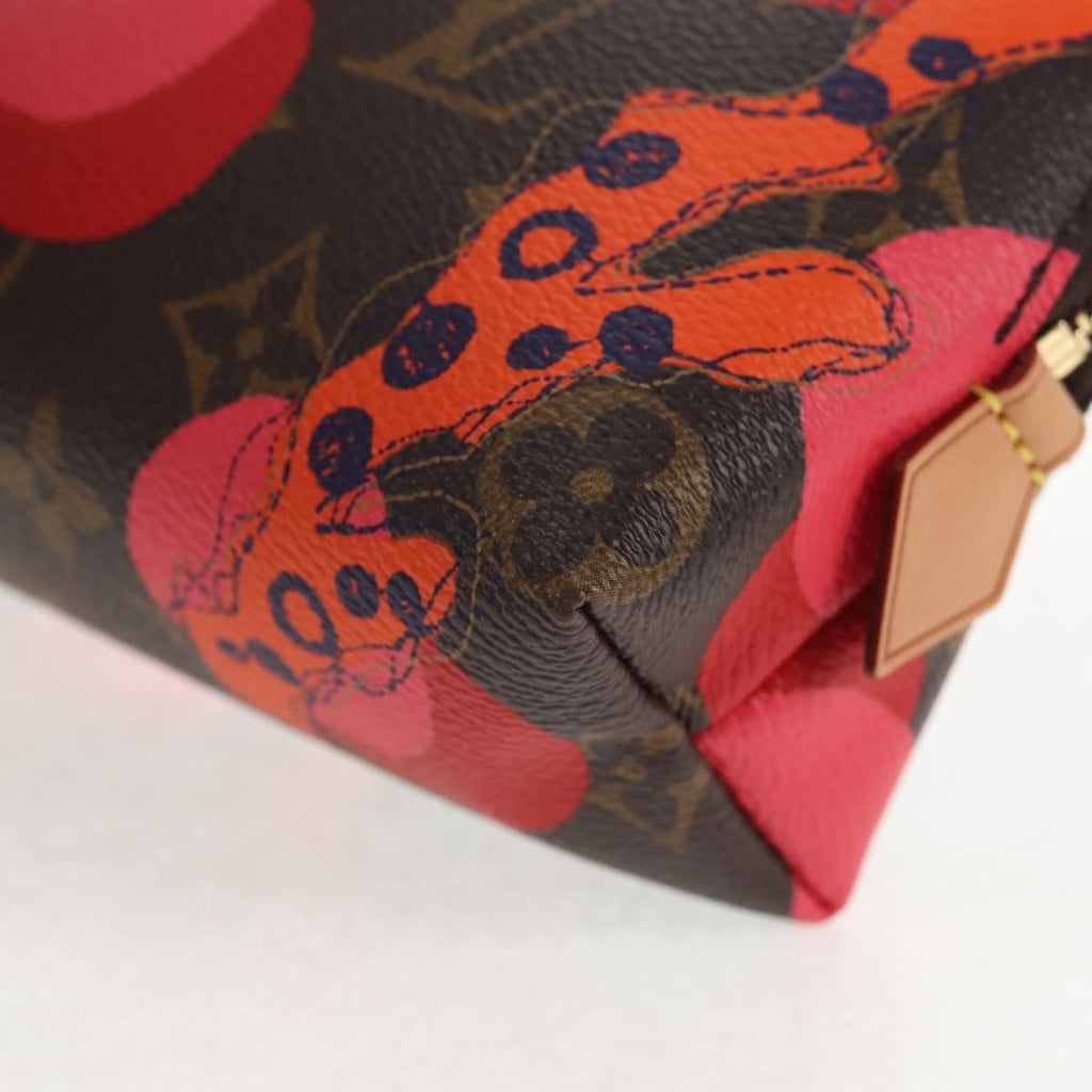 Louis Vuitton Cosmetic Pouch Limited Edition Monogram Jungle Dots Brown Canvas Bag (Pre-Owned)