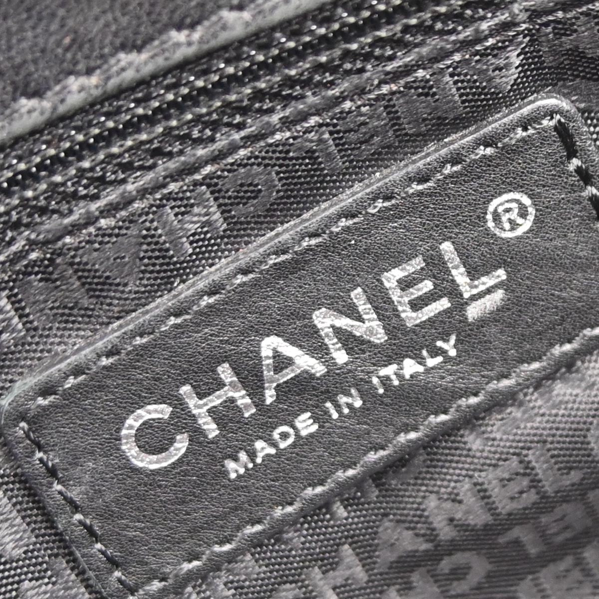 Chanel Cc Tab Flap Shoulder Bag Tweed Black Tweed Shoulder Bag Bag (Pre-Owned)