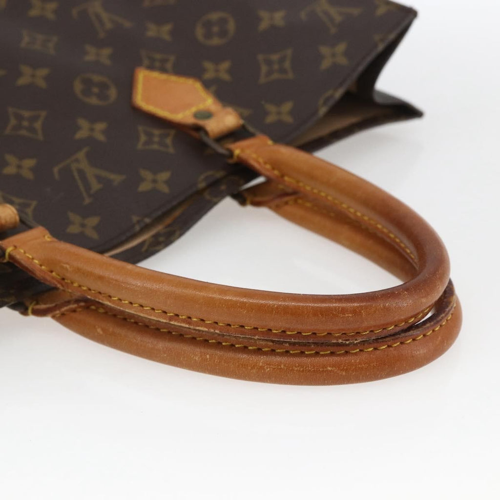 Louis Vuitton Sac Plat Bag Monogram Canvas Brown Canvas Tote Bag Bag (Pre-Owned)