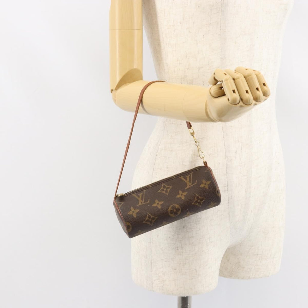 Louis Vuitton Papillon Pochette Monogram Canvas Brown Canvas Clutche & Pouche Bag (Pre-Owned)