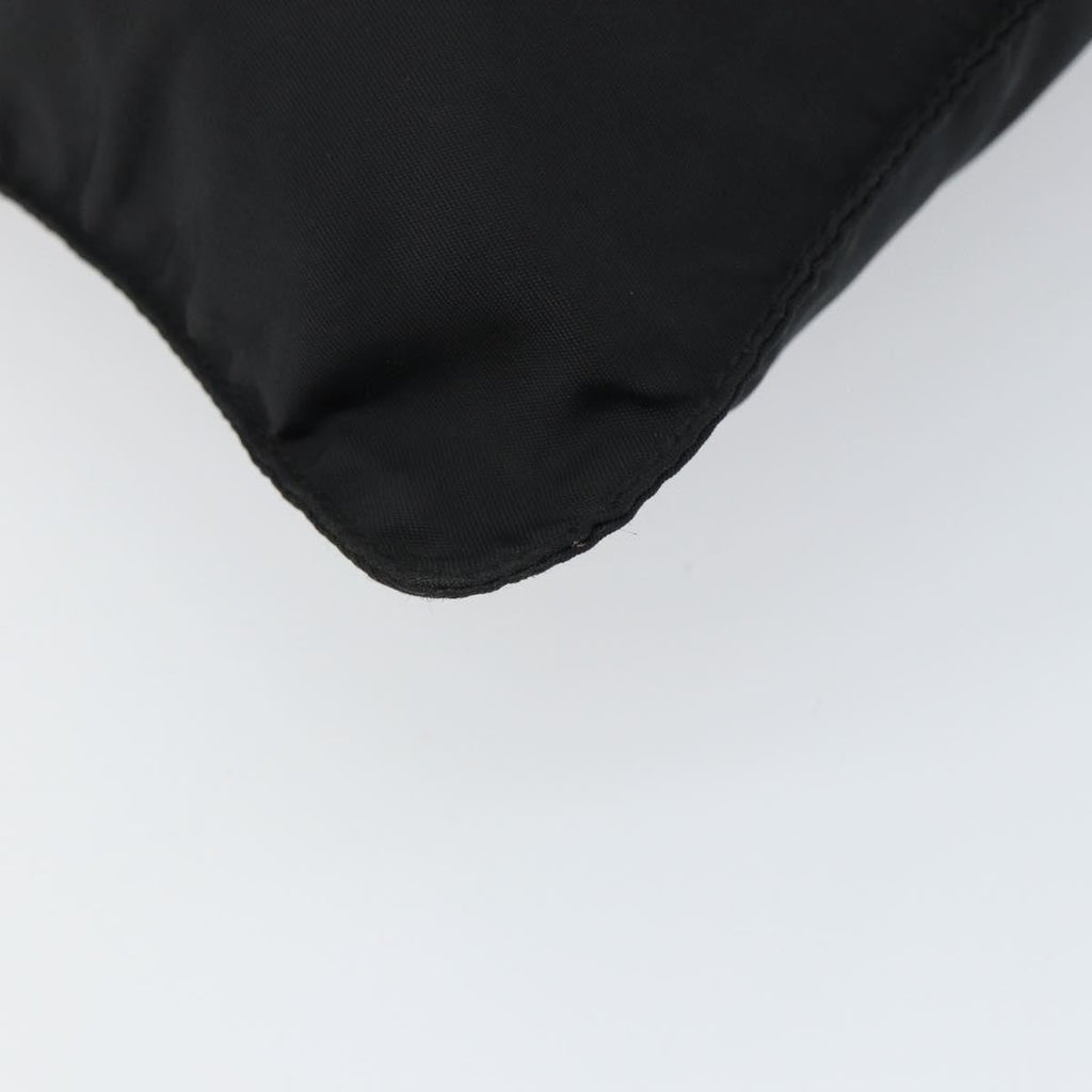Prada Flat Messenger Bag Tessuto Black Nylon Shoulder Bag Bag (Pre-Owned)