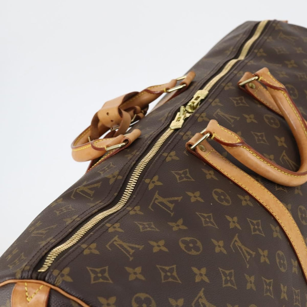 Louis Vuitton Keepall Bag Monogram Canvas Brown Canvas Travel Bag Bag (Pre-Owned)