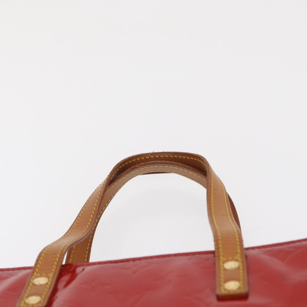 Louis Vuitton Reade Handbag Monogram Vernis Red Patent_Leather Handbag (Pre-Owned)