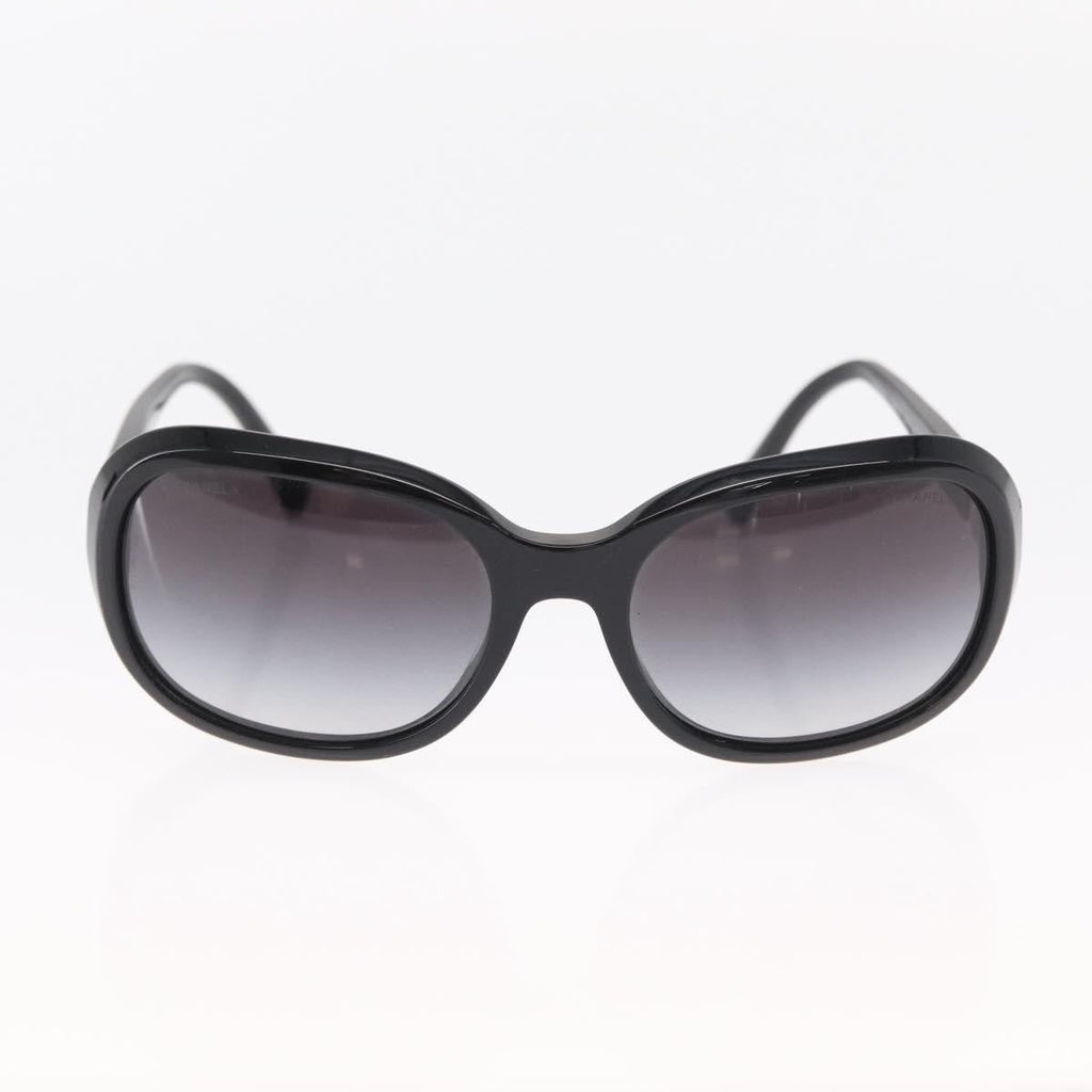 Chanel Logo Cc Sunglasses Plastic Black Plastic Sunglasse Accessory (Pre-Owned)