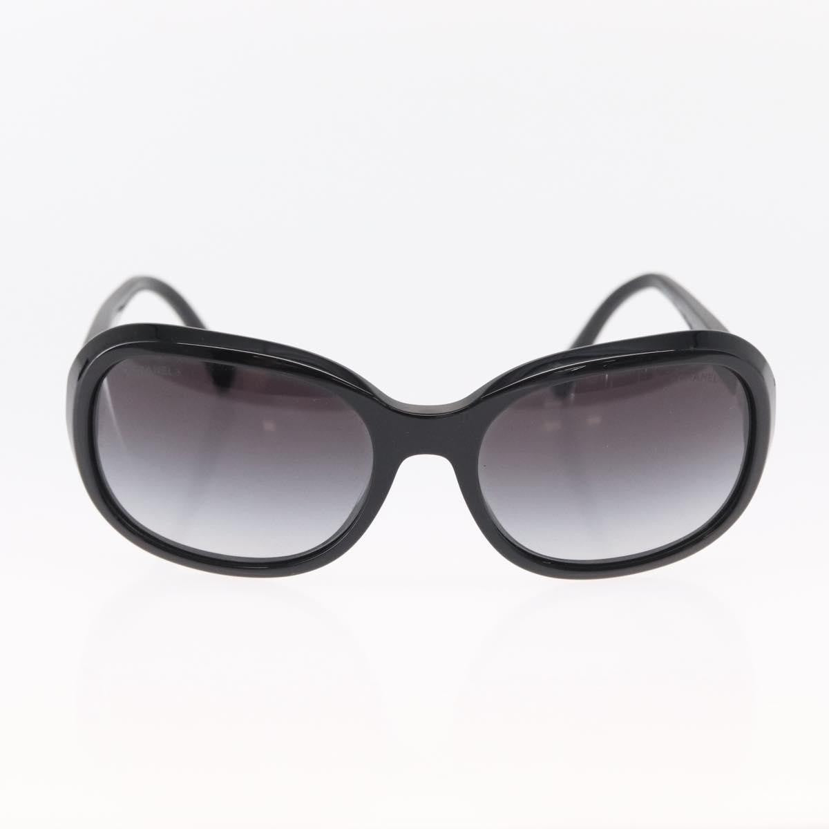 Chanel Logo Cc Sunglasses Plastic Black Plastic Sunglasse Accessory (Pre-Owned)