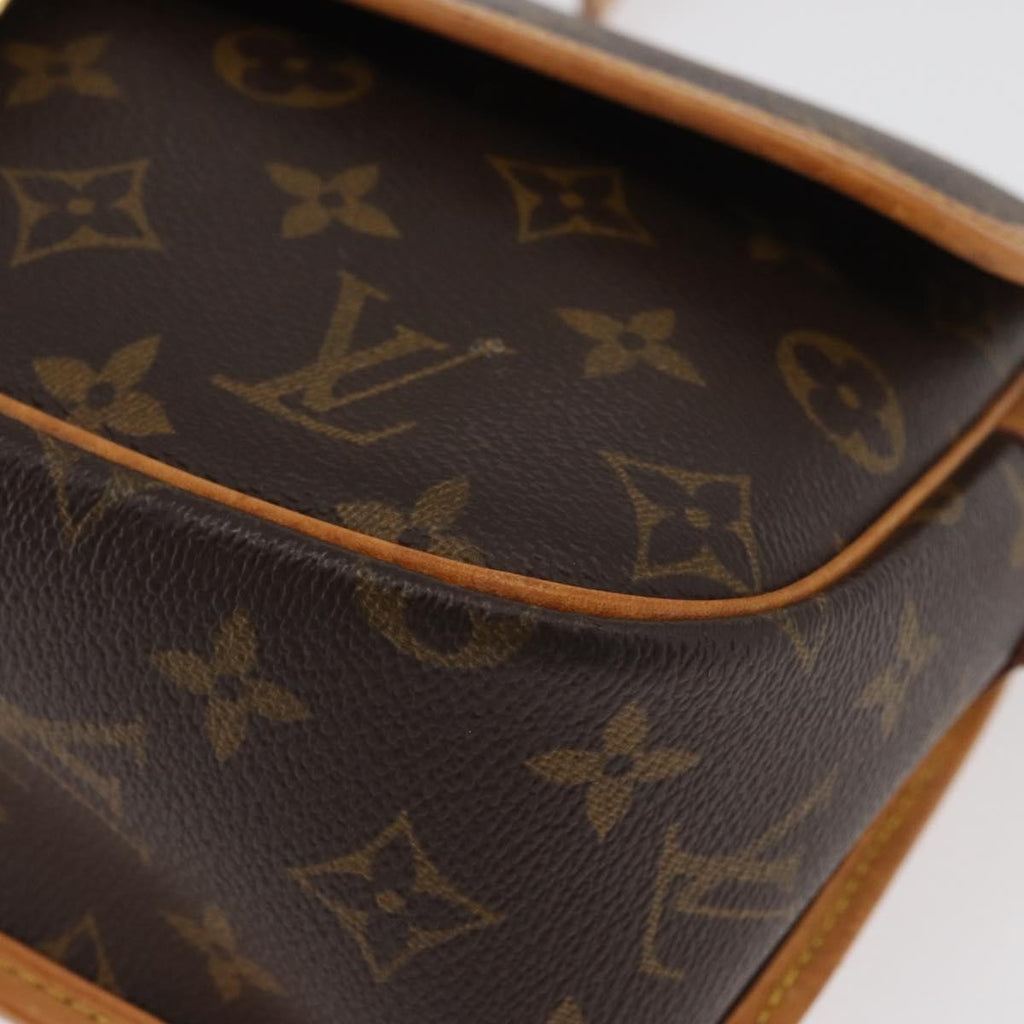 Louis Vuitton Sologne Handbag Monogram Canvas Brown Canvas Shoulder Bag Bag (Pre-Owned)