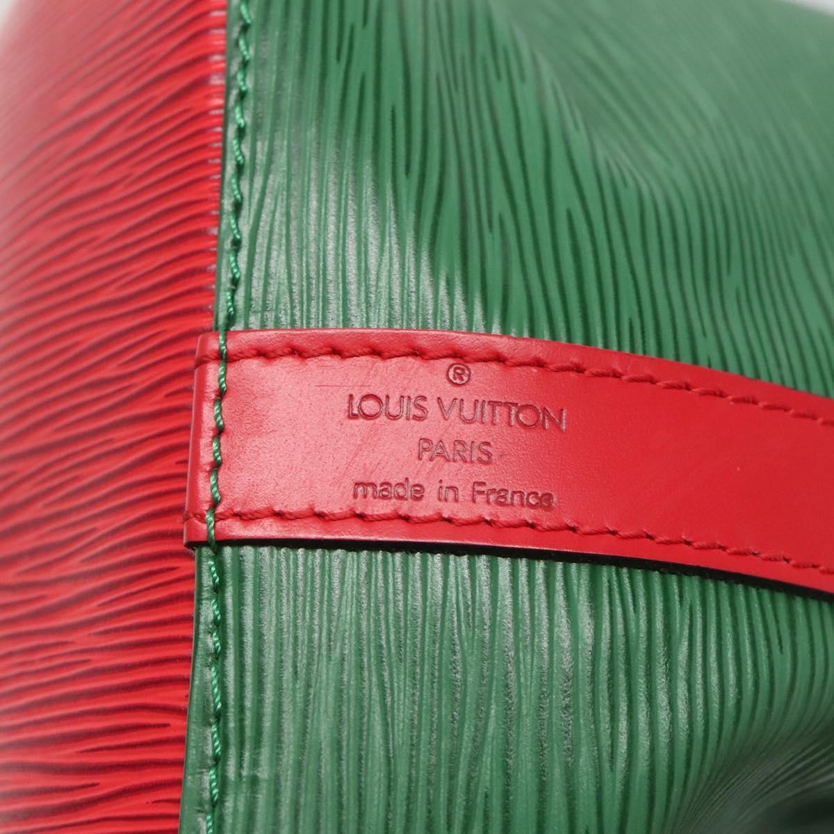 Louis Vuitton Bicolor Petit Noe Handbag Epi Leather Green Leather Shoulder Bag Bag (Pre-Owned)