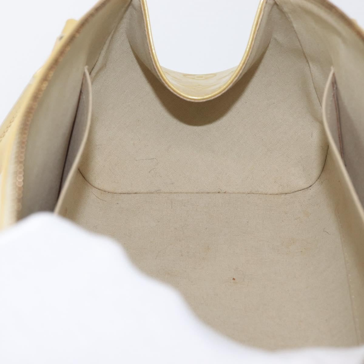 Louis Vuitton Sherwood Handbag Monogram Vernis Yellow Patent_Leather Handbag (Pre-Owned)