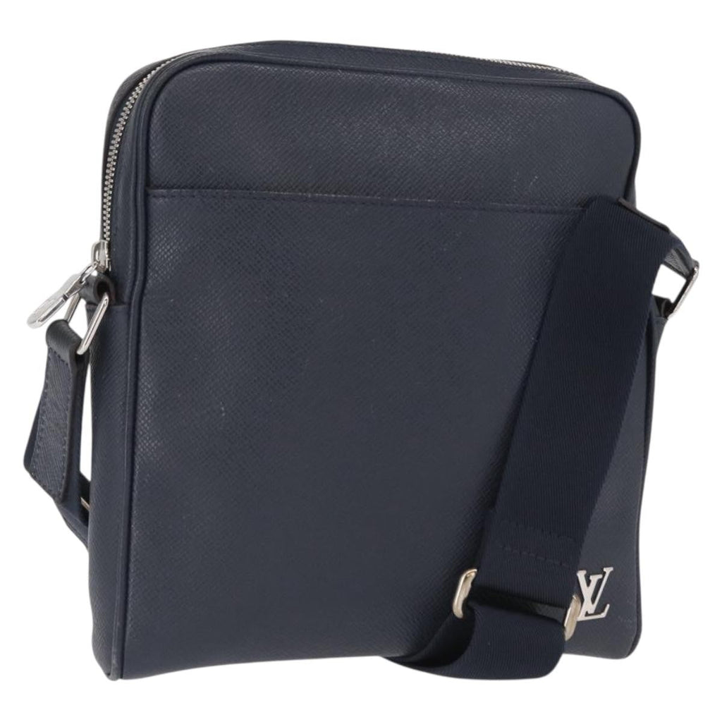 Louis Vuitton Alex Messenger Bag Taiga Leather Navy Leather Shoulder Bag Bag (Pre-Owned)