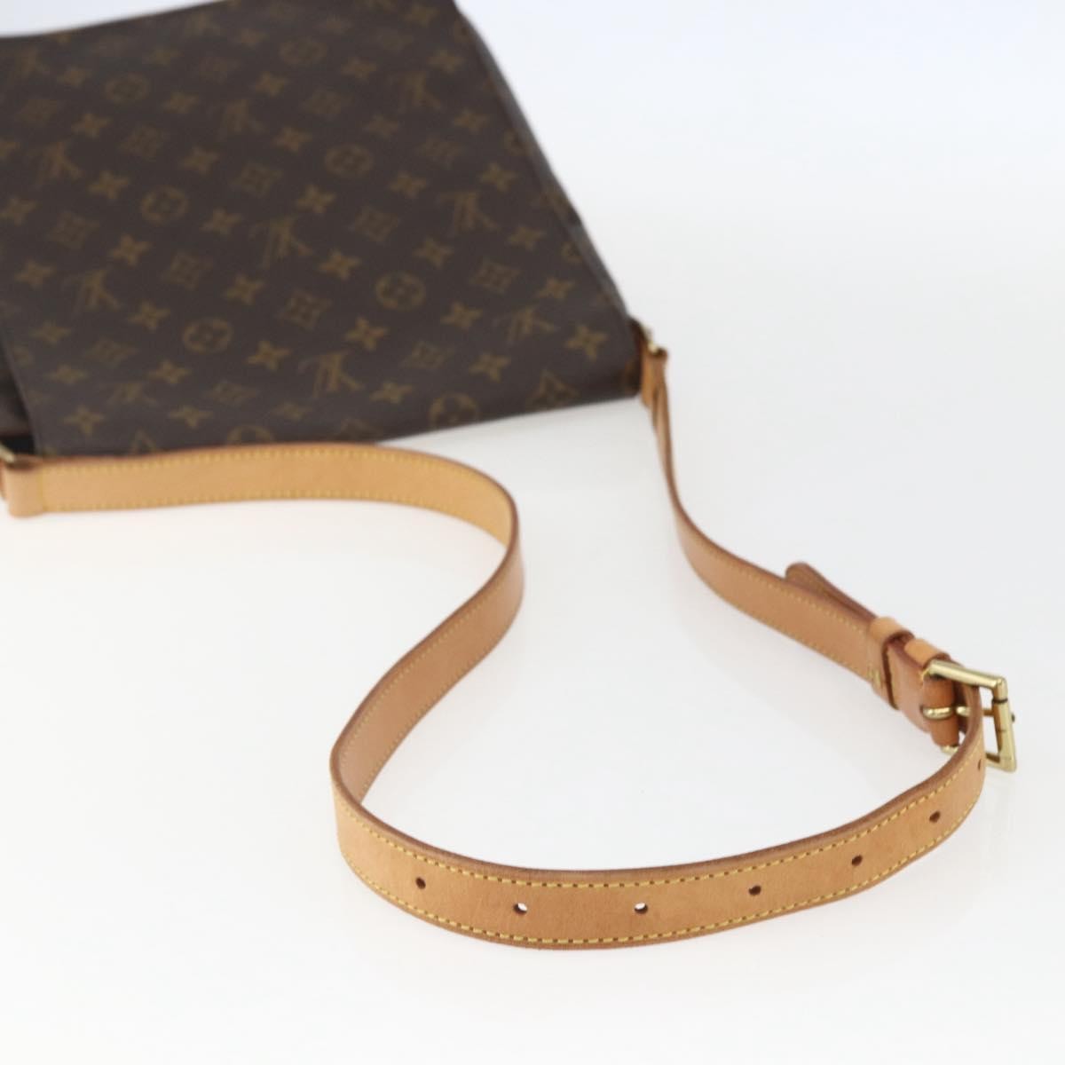 Louis Vuitton Musette Salsa Handbag Monogram Canvas Brown Canvas Shoulder Bag Bag (Pre-Owned)