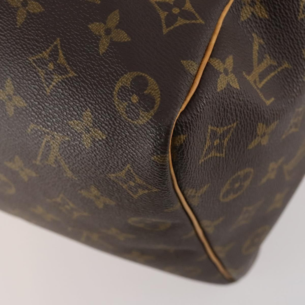Louis Vuitton Keepall Bag Monogram Canvas Brown Canvas Travel Bag Bag (Pre-Owned)