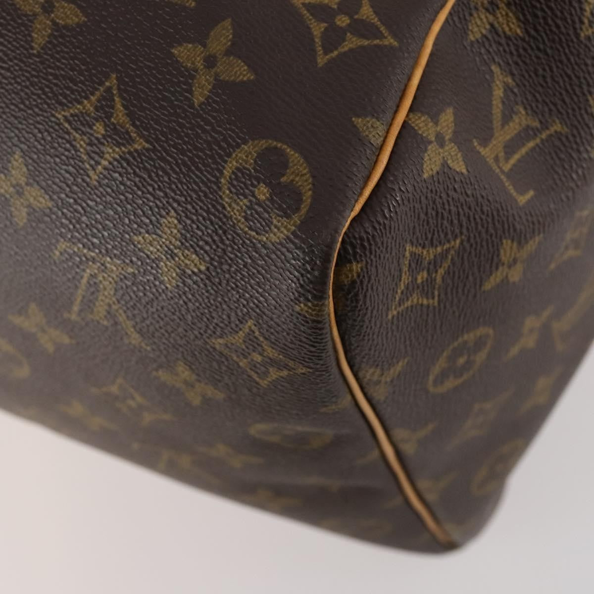 Louis Vuitton Keepall Bag Monogram Canvas Brown Canvas Travel Bag Bag (Pre-Owned)