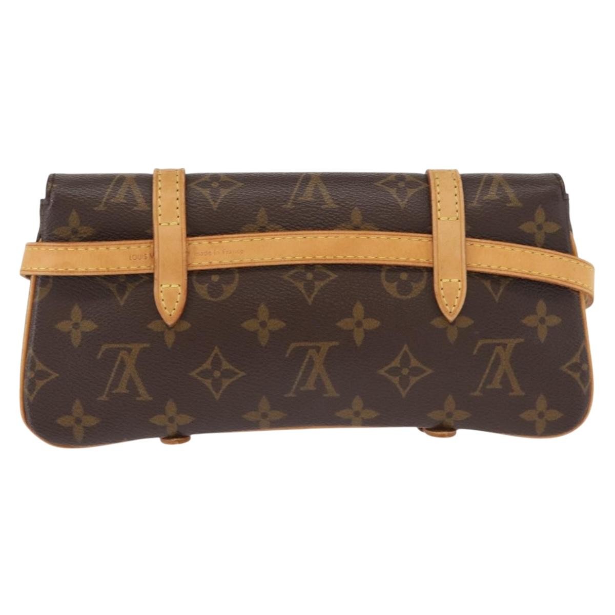 Louis Vuitton Marelle Waist Bag Monogram Canvas Brown Canvas Clutche & Pouche Bag (Pre-Owned)