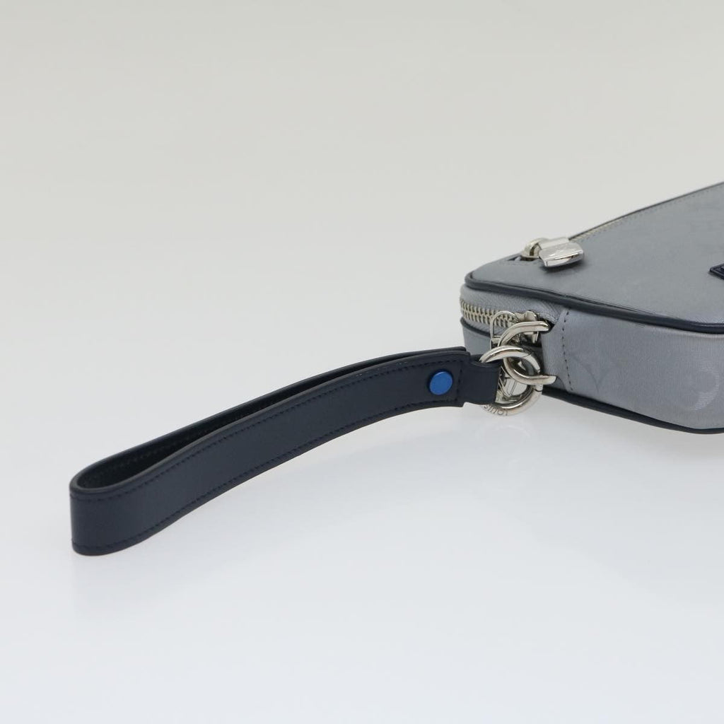 Louis Vuitton Alpha Clutch Limited Edition Monogram Satellite Canvas Silver Nylon Clutche & Pouche Bag (Pre-Owned)