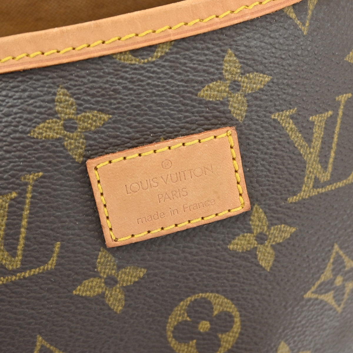 Louis Vuitton Saumur Handbag Monogram Canvas Brown Canvas Shoulder Bag Bag (Pre-Owned)