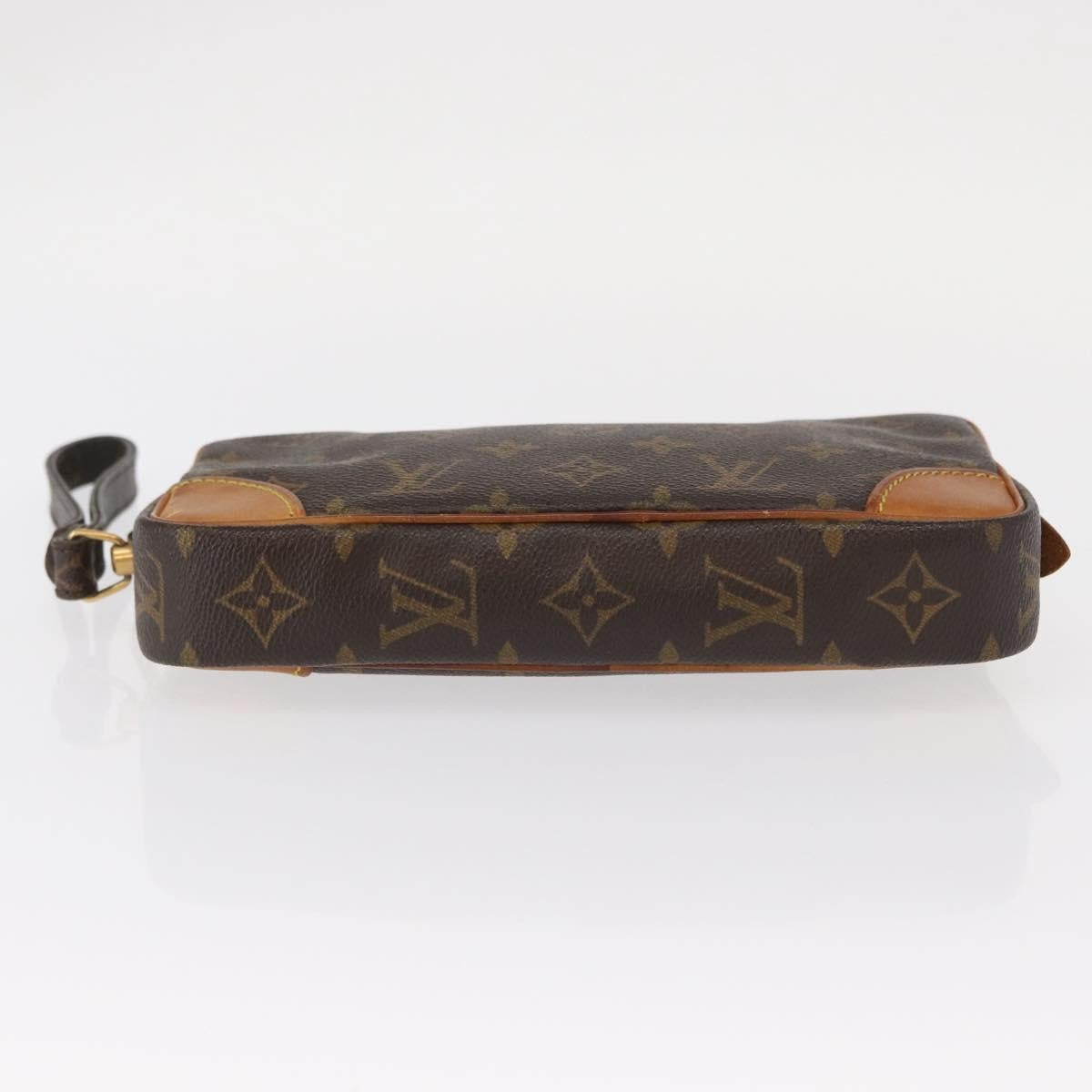 Louis Vuitton Marly Dragonne Clutch Monogram Canvas Brown Canvas Clutche & Pouche Bag (Pre-Owned)