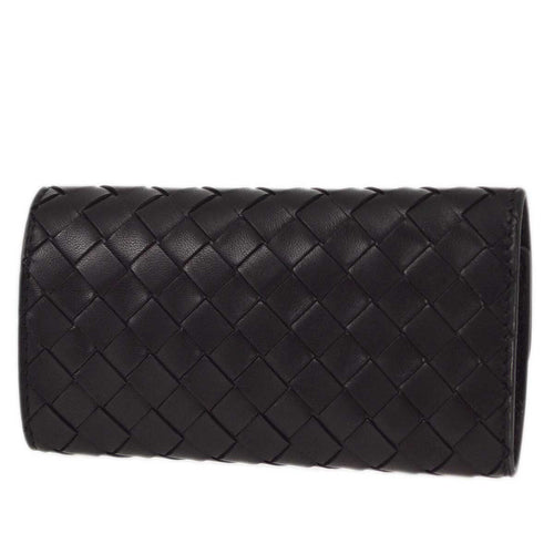 Bottega Veneta Knotted Keyring Leather Black Leather Charms And Keychains Accessory (Pre-Owned)