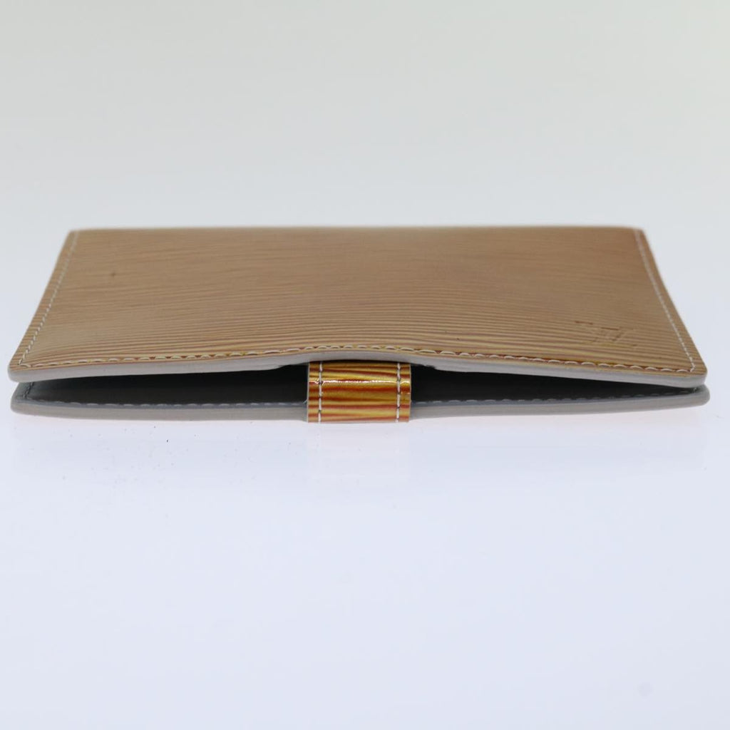 Louis Vuitton Agenda Cover Epi Leather Orange Patent_Leather Wallets Accessory (Pre-Owned)