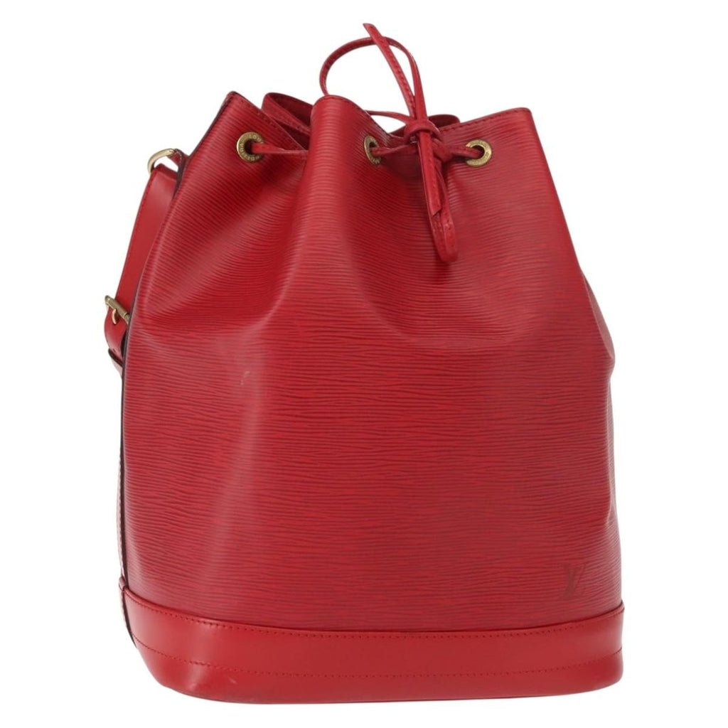 Louis Vuitton Noe Handbag Epi Leather Red Leather Shoulder Bag Bag (Pre-Owned)