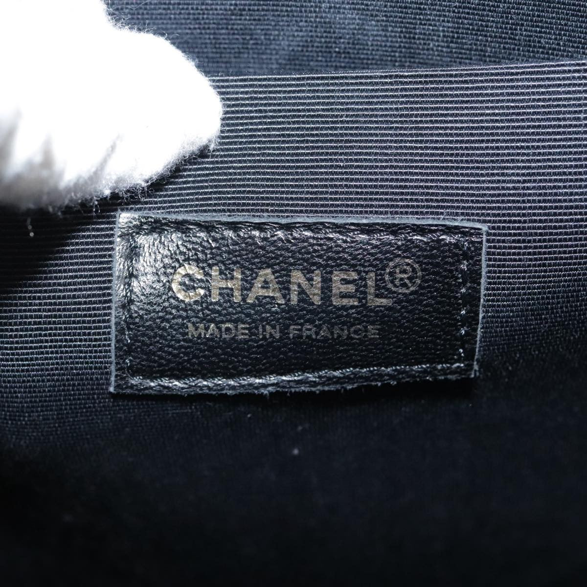 Chanel Vintage Portrait Tote Printed Leather And Quilted Patent Red Leather Tote Bag Bag (Pre-Owned)