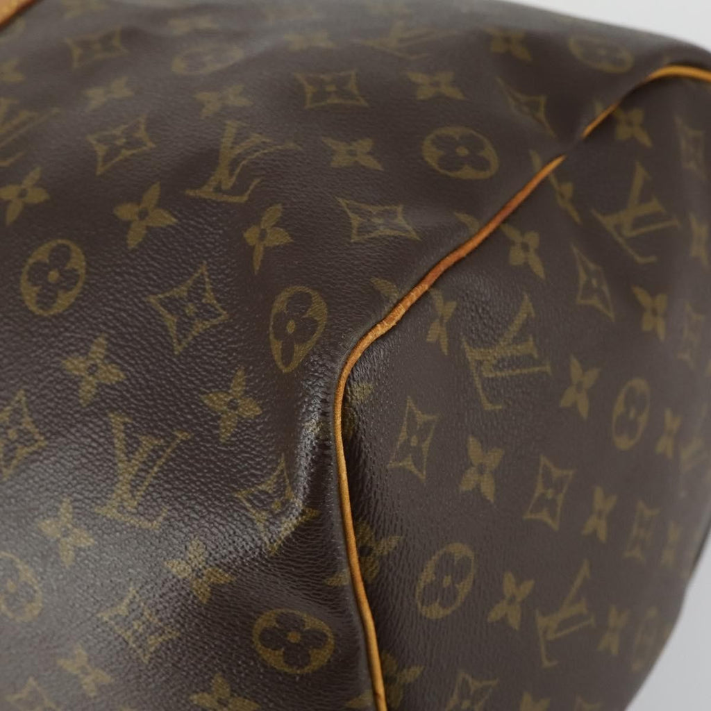 Louis Vuitton Keepall Bag Monogram Canvas Brown Canvas Travel Bag Bag (Pre-Owned)