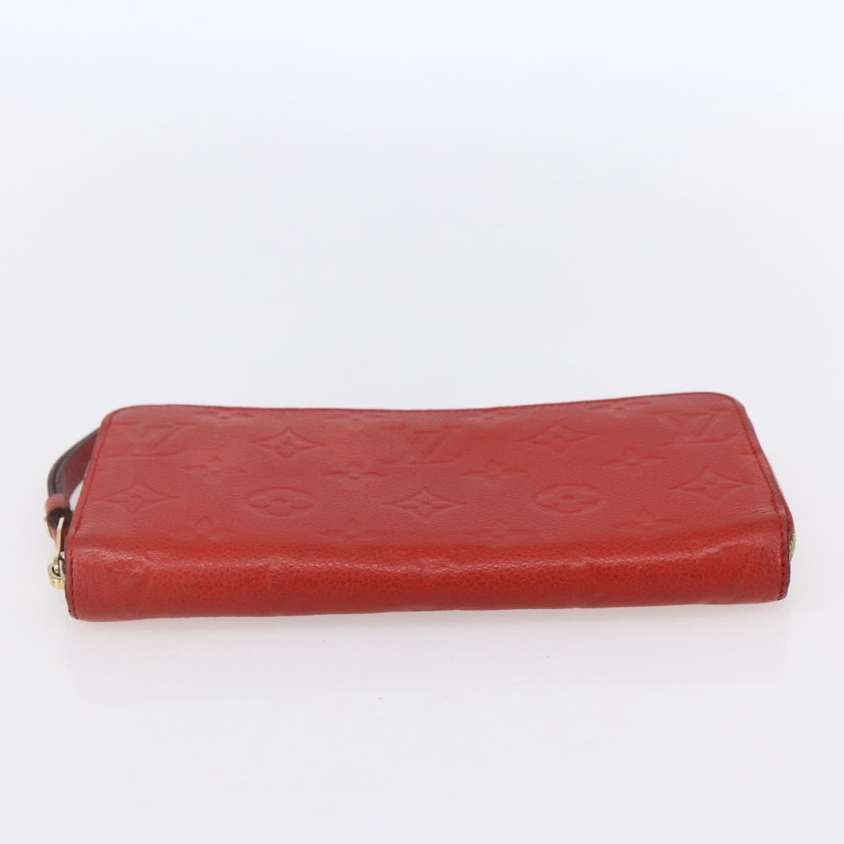 Louis Vuitton Portefeuille Zippy Monogramme Empreinte Monogramme Empreinte Red Leather Wallets Accessory (Pre-Owned)