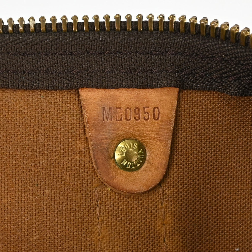 Louis Vuitton Keepall Bag Monogram Canvas Brown Canvas Travel Bag Bag (Pre-Owned)
