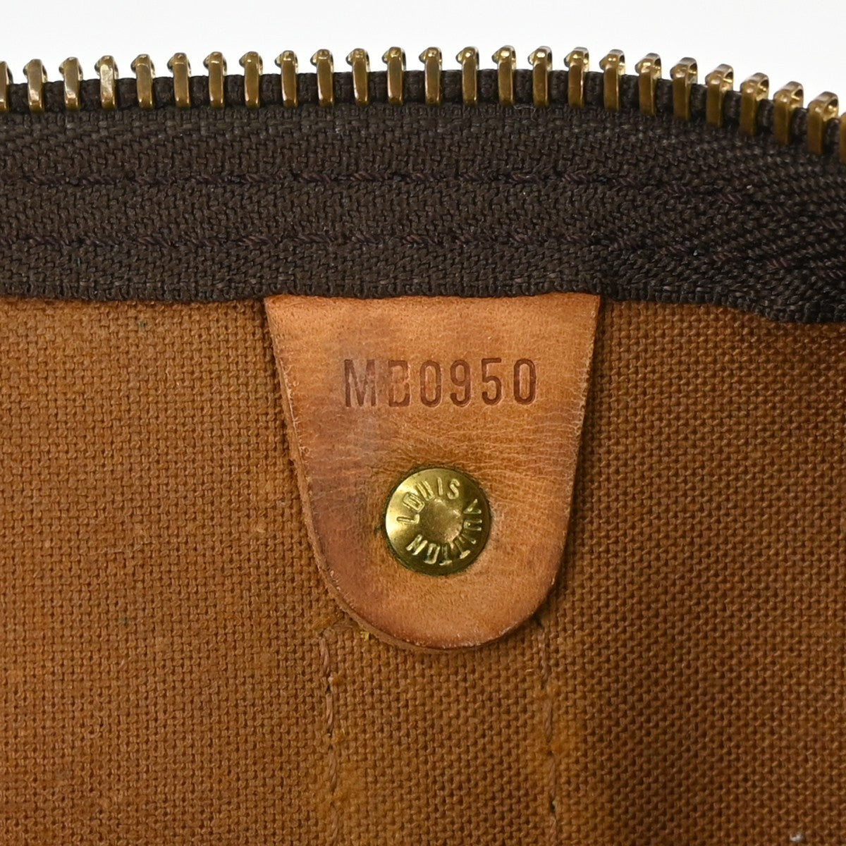 Louis Vuitton Keepall Bag Monogram Canvas Brown Canvas Travel Bag Bag (Pre-Owned)