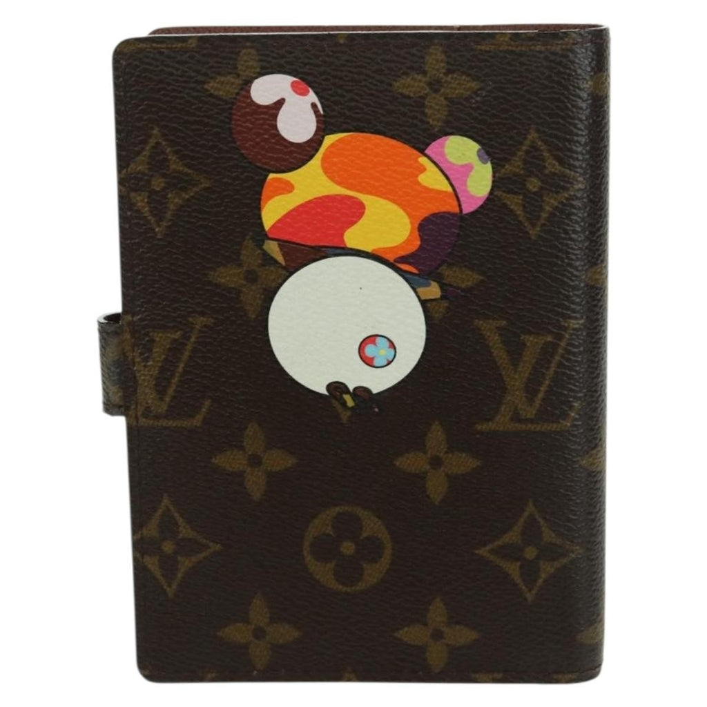 Louis Vuitton Agenda Cover Monogram Panda Brown Canvas Wallets Accessory (Pre-Owned)