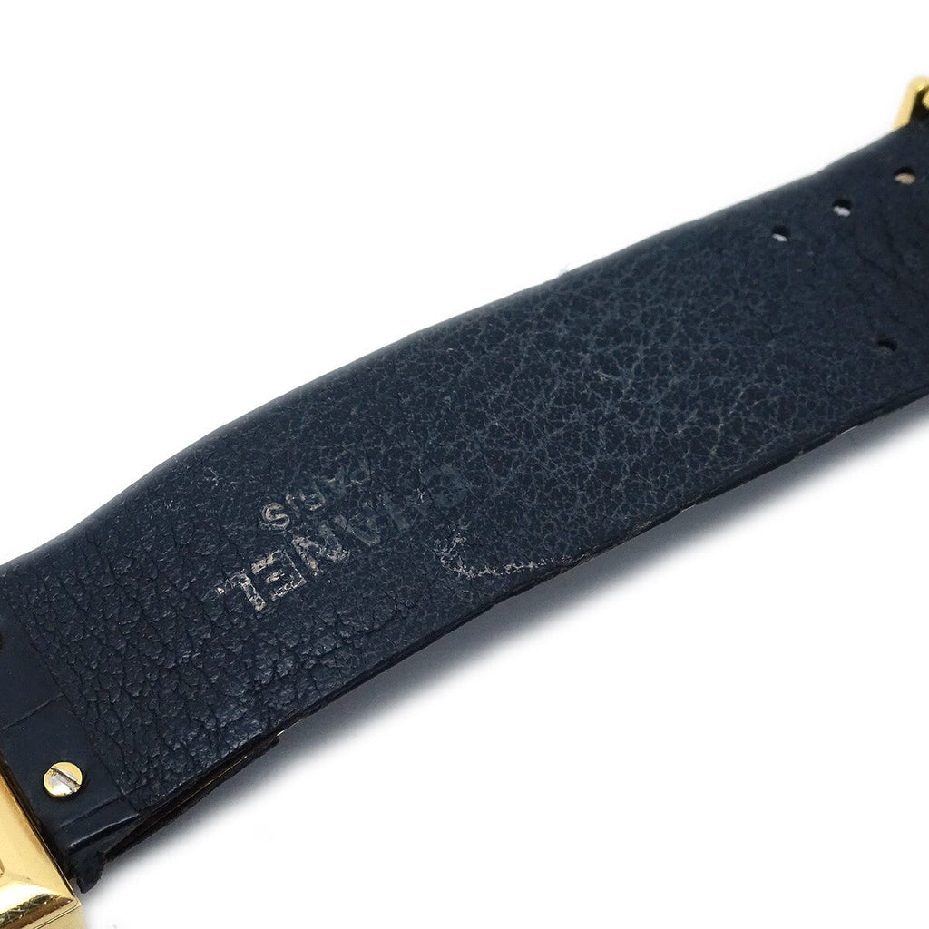 Chanel Mademoiselle Quartz Watch Yellow Gold With Diamond Bezel Watch (Pre-Owned)