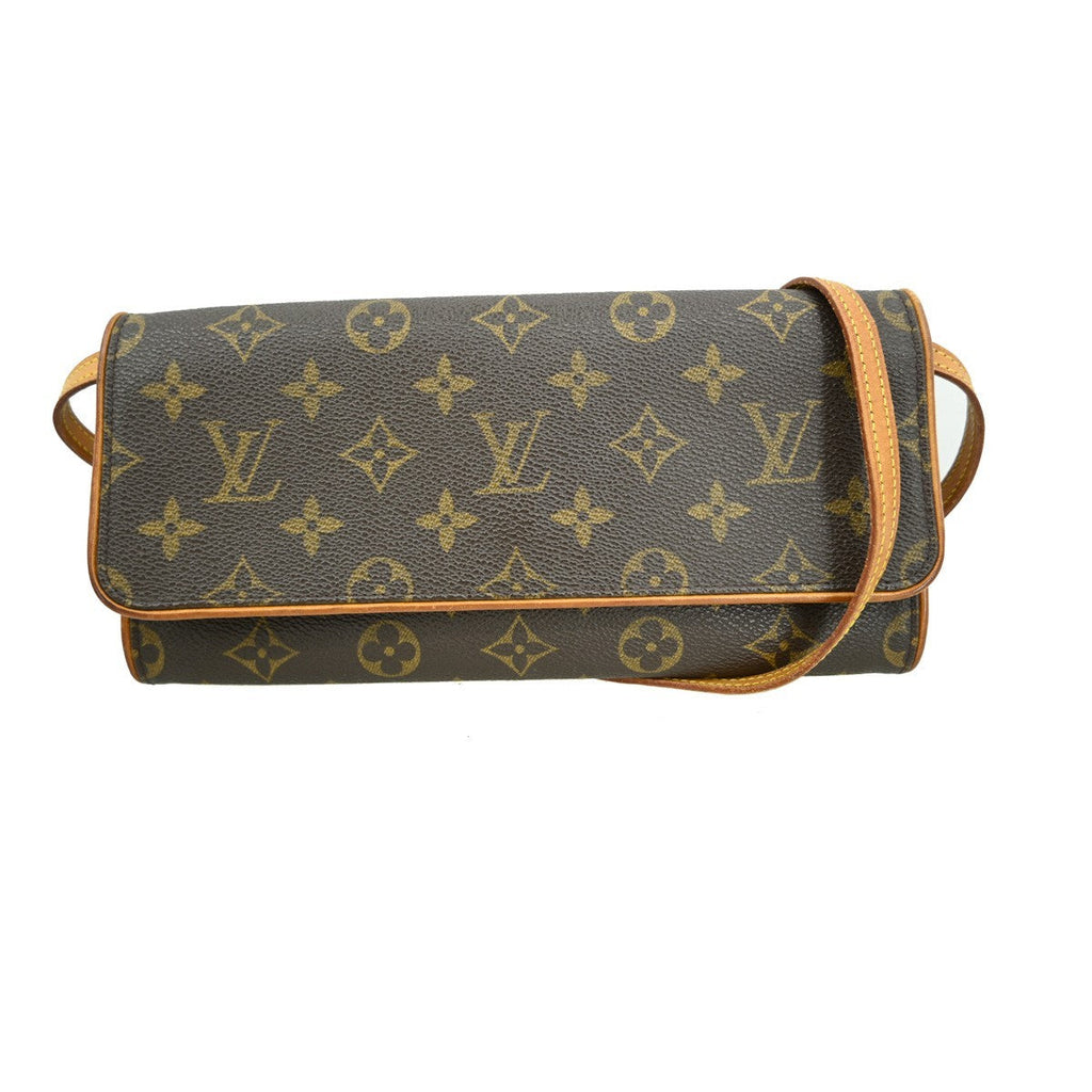 Louis Vuitton Twin Handbag Monogram Canvas Brown Canvas Clutche & Pouche Bag (Pre-Owned)