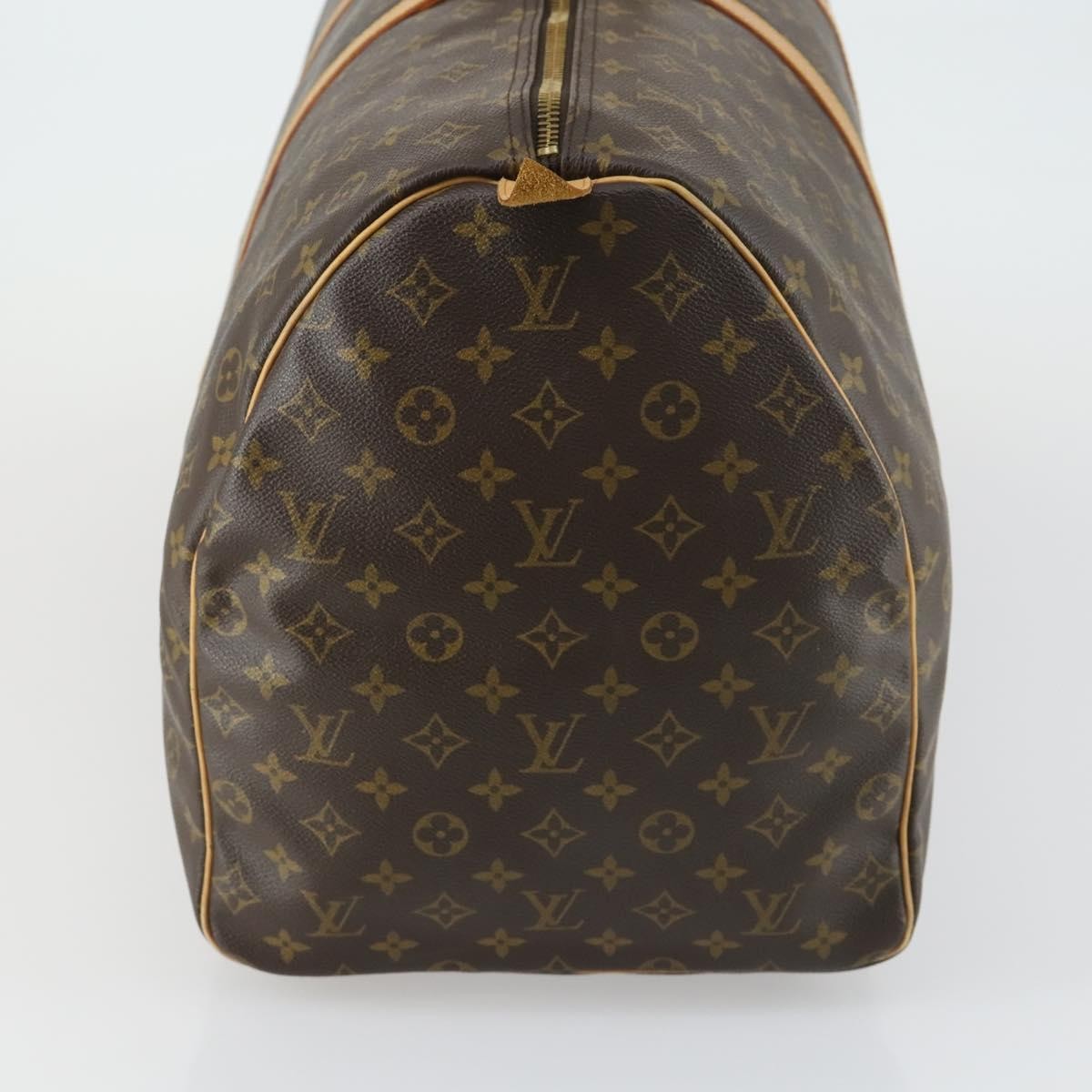 Louis Vuitton Keepall Bag Monogram Canvas Brown Canvas Travel Bag Bag (Pre-Owned)