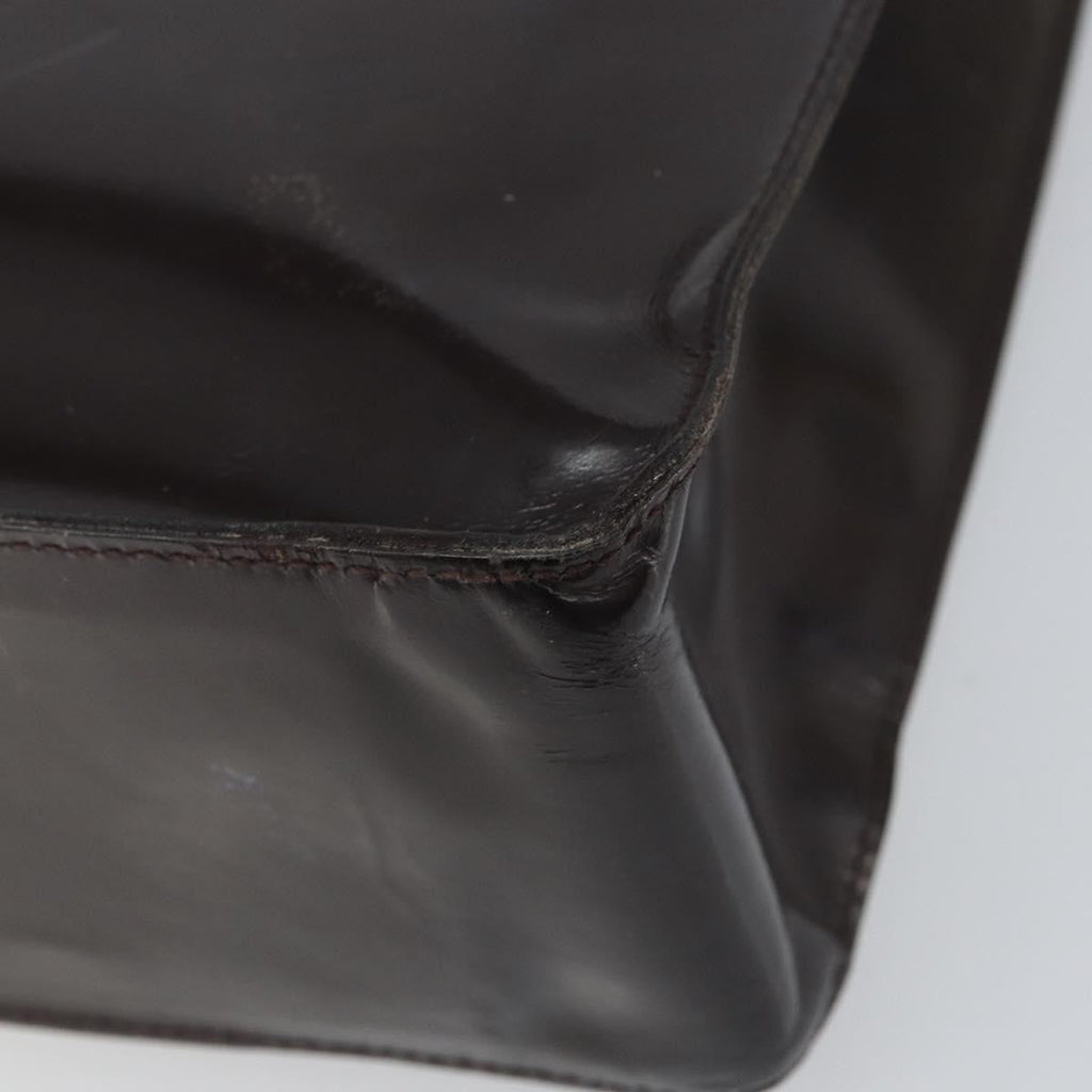 Chanel Vintage Tote Patent Leather Brown Patent_Leather Tote Bag Bag (Pre-Owned)