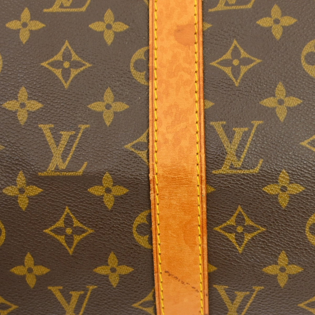 Louis Vuitton Keepall Bag Monogram Canvas Brown Canvas Travel Bag Bag (Pre-Owned)