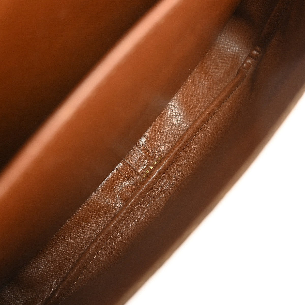 Louis Vuitton Cartouchiere Handbag Monogram Canvas Brown Canvas Shoulder Bag Bag (Pre-Owned)