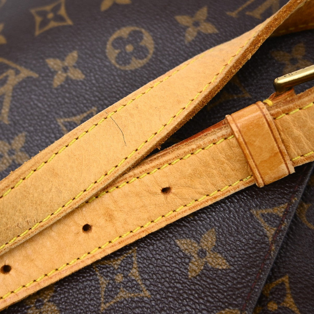 Louis Vuitton Musette Handbag Monogram Canvas Brown Canvas Shoulder Bag Bag (Pre-Owned)