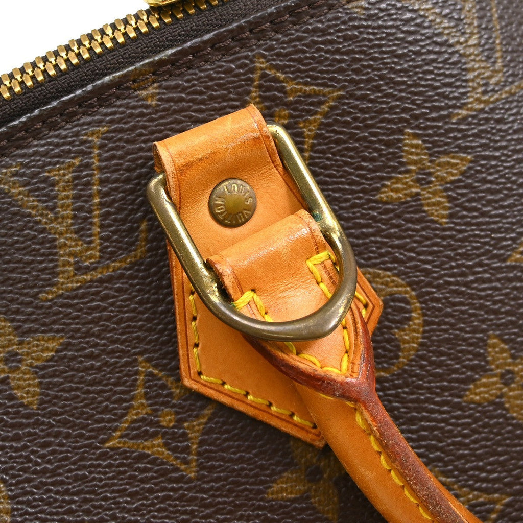 Louis Vuitton Vintage Alma Handbag Monogram Canvas Brown Canvas Handbag (Pre-Owned)