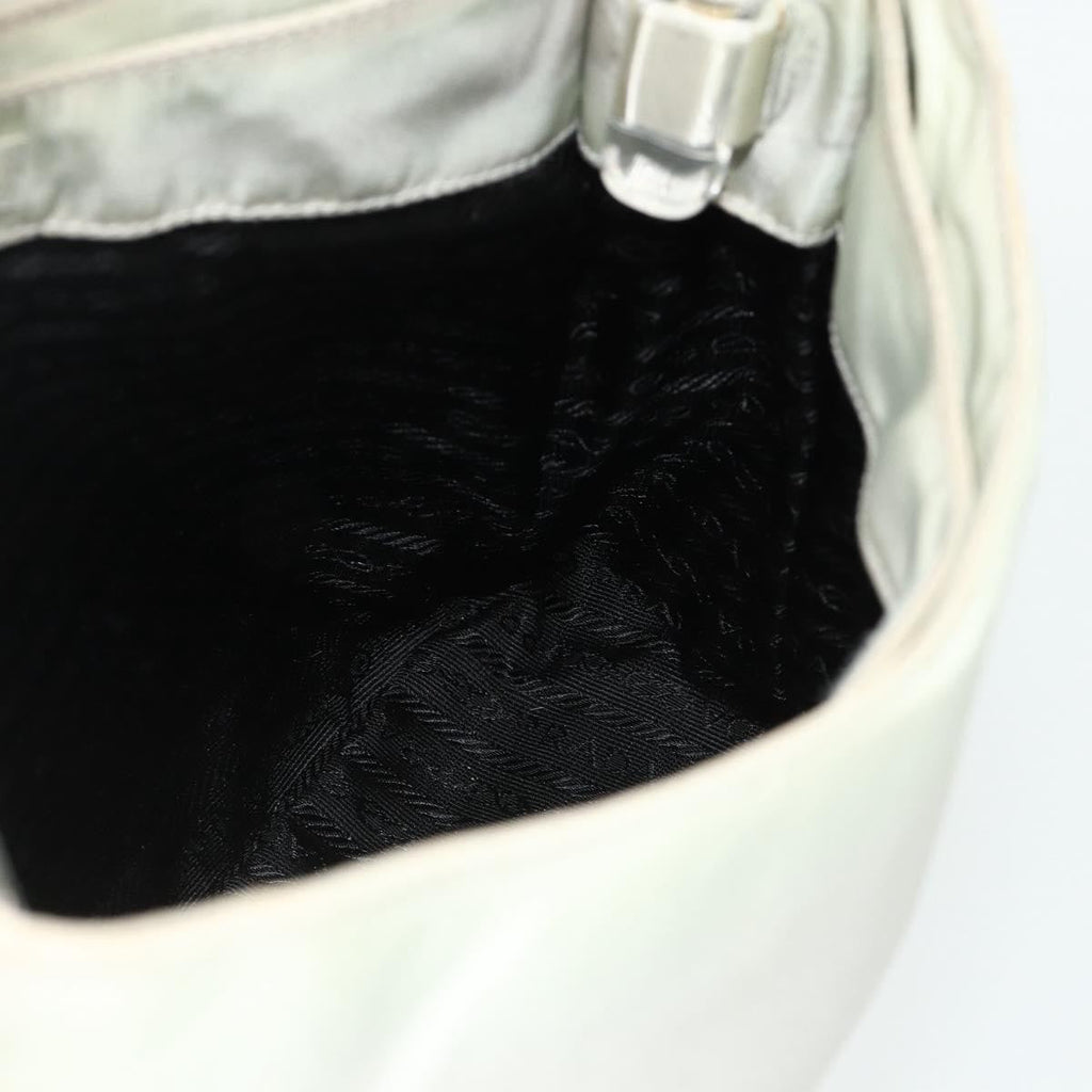 Prada Resin Handle Shoulder Bag Tessuto Clear Nylon Shoulder Bag Bag (Pre-Owned)