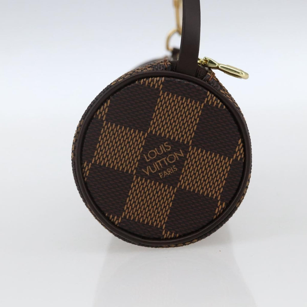 Louis Vuitton Papillon Pochette Damier Brown Canvas Clutche & Pouche Bag (Pre-Owned)