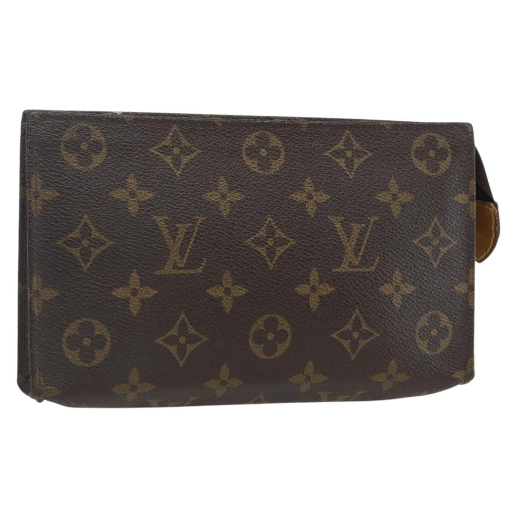 Louis Vuitton Toiletry Pouch Monogram Canvas Brown Canvas Clutche & Pouche Bag (Pre-Owned)