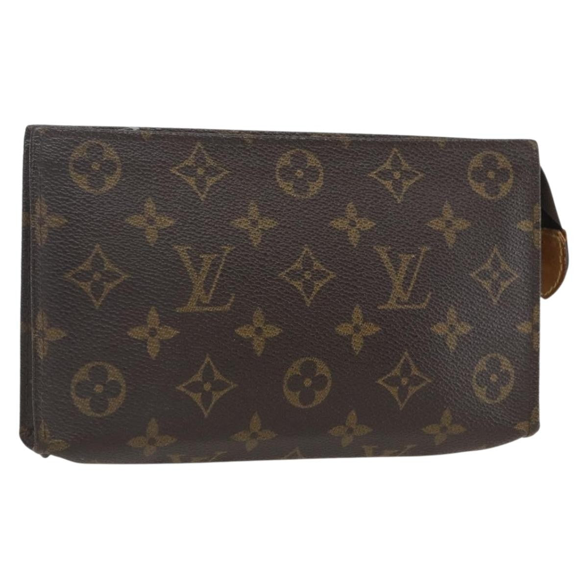 Louis Vuitton Toiletry Pouch Monogram Canvas Brown Canvas Clutche & Pouche Bag (Pre-Owned)
