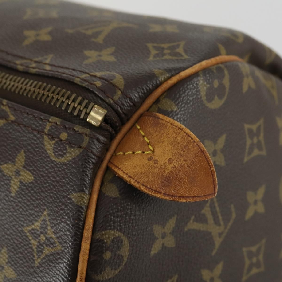 Louis Vuitton Keepall Bag Monogram Canvas Brown Canvas Travel Bag Bag (Pre-Owned)